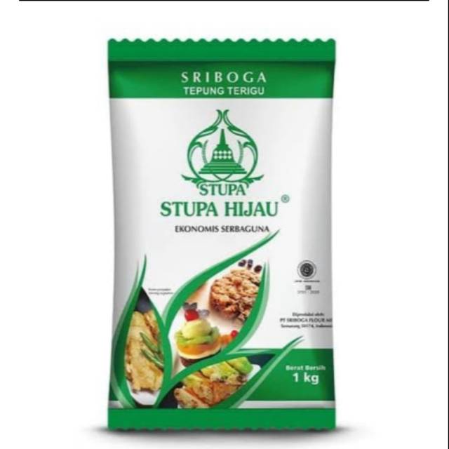 Tepung Terigu Sriboga Stupa Hijau 1 kg
