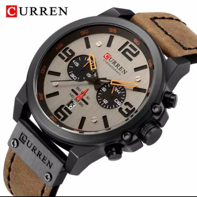 CURREN 8314 Kuarsa Chrono Jam Tangan Pria / Tahan air