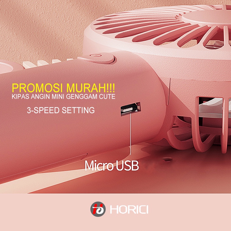 PROMOSI MURAH!!! KIPAS ANGIN MINI GENGGAM CUTE / KIPAS LIPAT PORTABLE / MINI FAN-7