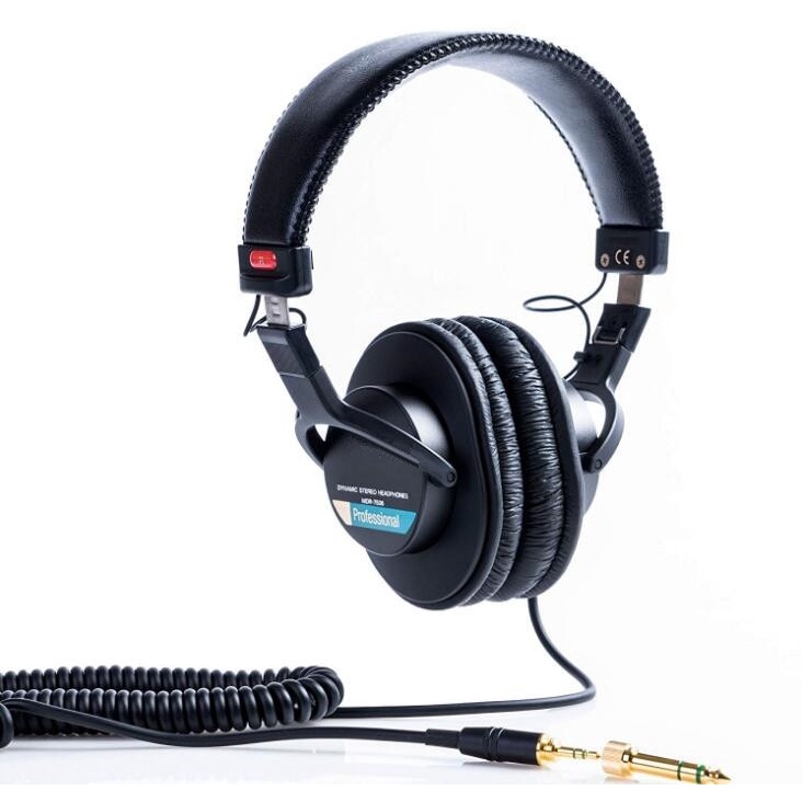 Sony 7506 Headphone Stereo Bass Dengan Kabel Untuk Olahraga