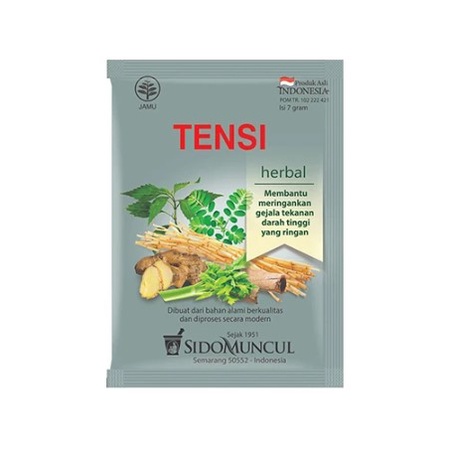 

SIDOMUNCUL Jamu Tensi Untuk Membantu Meringankan Gejala Darah Tinggi 1 Sachet