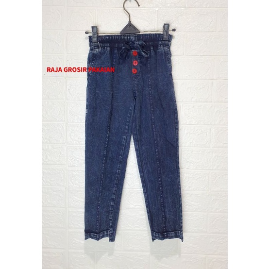 Celana Baggy Pants Jeans Snow Anak Perempuan Umur 3-13 Thn