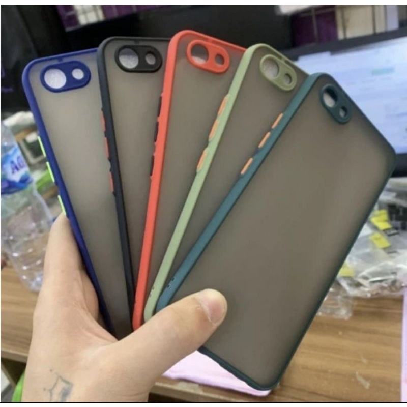 VIVO Y81 Silikon Hybrid Shockproof Bumper Case Matte Transparan