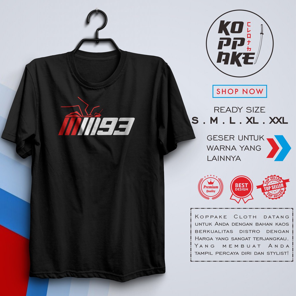 Kaos 93 Marquez Baju Otomotif