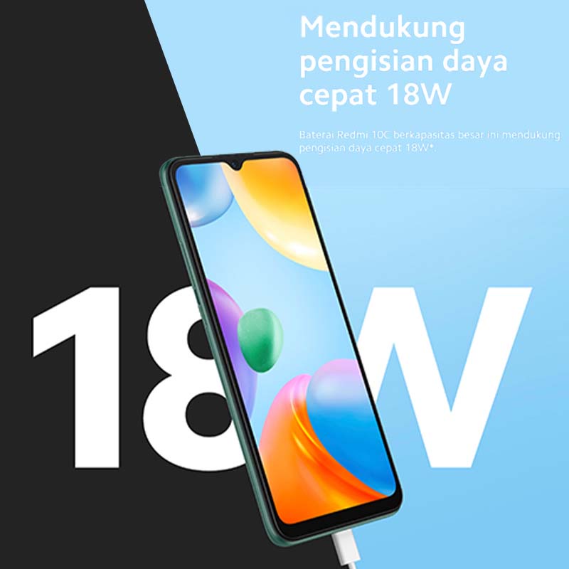 Xiaomi Redmi 10C 4/64GB Baterai 5000mAh 13MP AI Garansi Resmi redmi 9a 3/32 redmi 9a 3 32 redmi 9a 2 32 redmi 9a 4 64