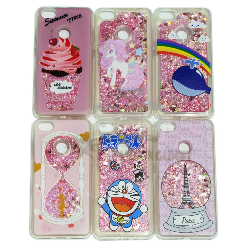 Casing Xiaomi Redmi Note 5A / Silikon Water Glitter Gambar Lucu / Case Xiaomi Redmi Note 5A