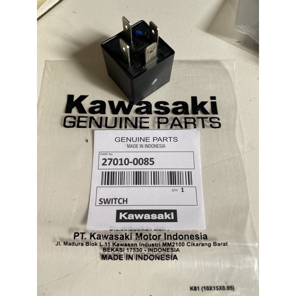 Relay Switch Swit Starter Stater Kawasaki KLX Dtracker 150 Asli Original