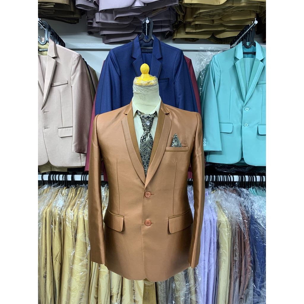 JAS MERAH BATA MUDA JAS WEDDING SETELAN JAS SLIMFIT JAS FORMAL