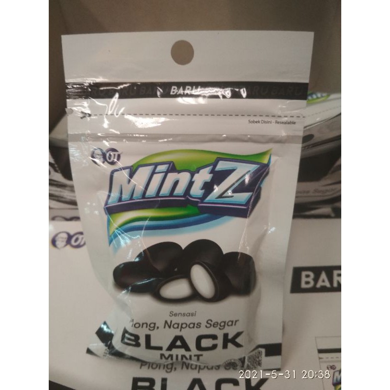 

Permen MintZ BLACK sachet 40g