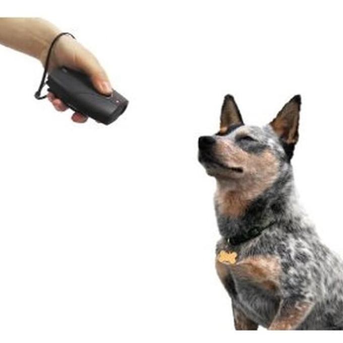 

14.84Ftgrdujh- Ultrasonic Dog Repeller Chaser Training With 2 Flashlights Tj-3008 -Toko-Boneka.