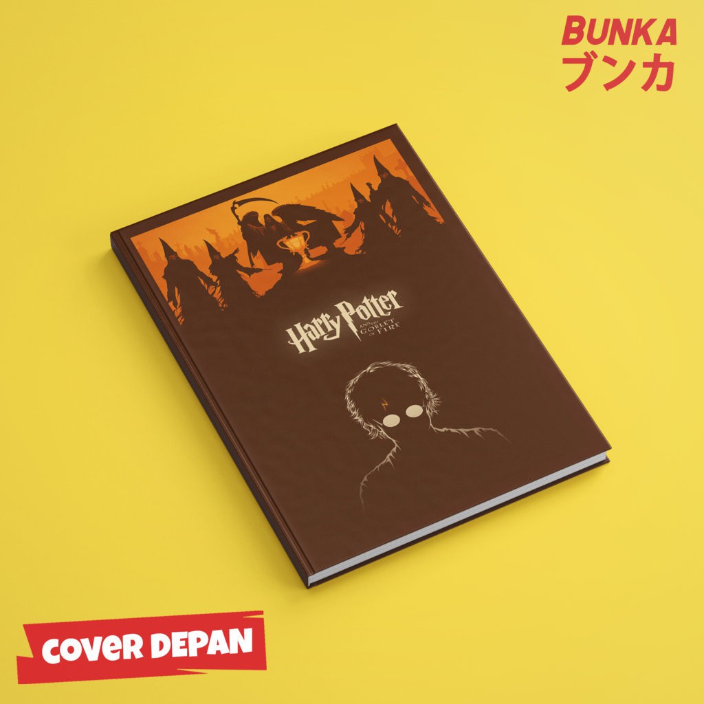 

Notebook Harry Potter Scene The Goblet of Fire Hardcover A5 Buku Tulis Catatan Note Agenda Planner