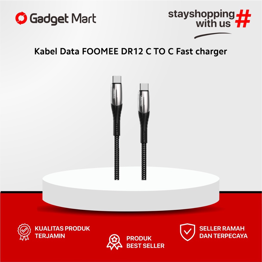 FOOMEE DR12 type C to type C 60W