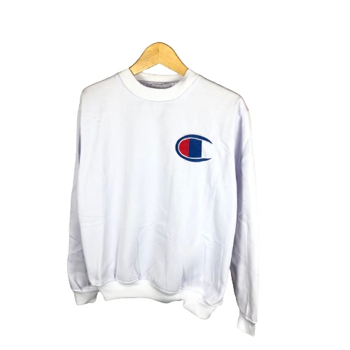 Crewneck Champion / Sweater Champion Script Bordir Logo - Sweatshirt Champion Premium authentic