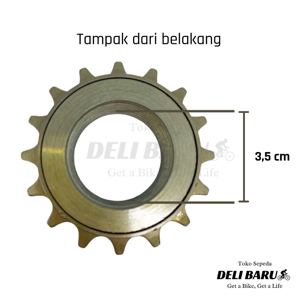 United Freewheel/ gir belakang sepeda anak 16T