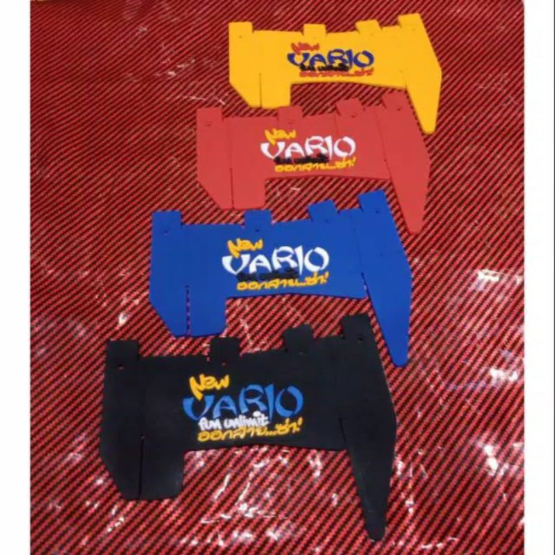 MUDFLAP KARET PENAHAN LUMPUR MUDFLAP THAILAND NEW MOTIF VARIO 150 VARIO 125