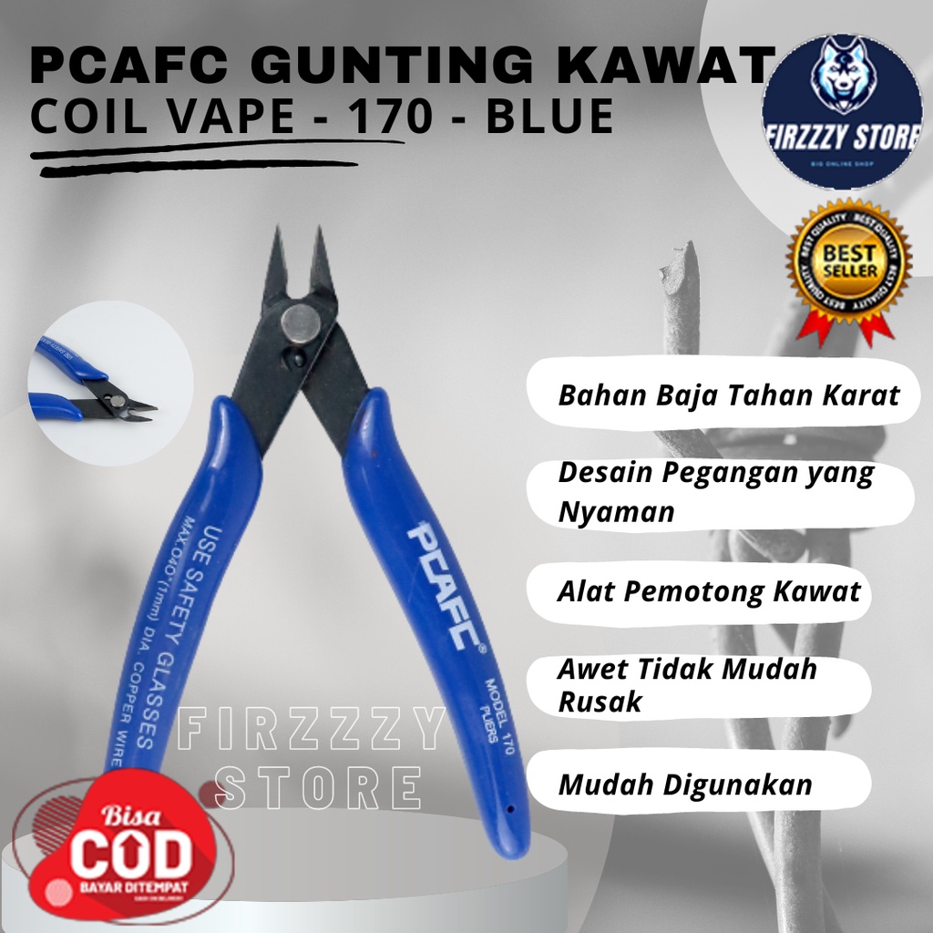 PCAFC Gunting Kawat Coil Vape - 170 - Blue