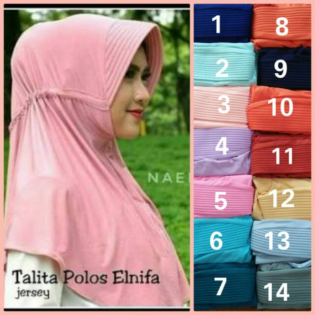 jilbab Elnifa Serut talita