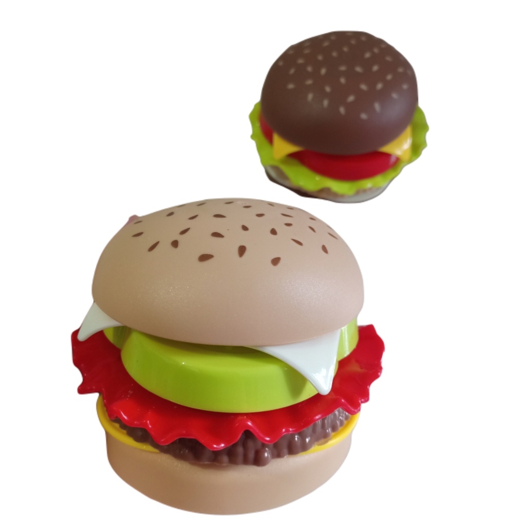 COD MAINAN HAMBURGER FAST FOOD SIMULASI / MAINAN ANAK BURGER KING / MAINAN MASAKAN BURGER BURGERAN S