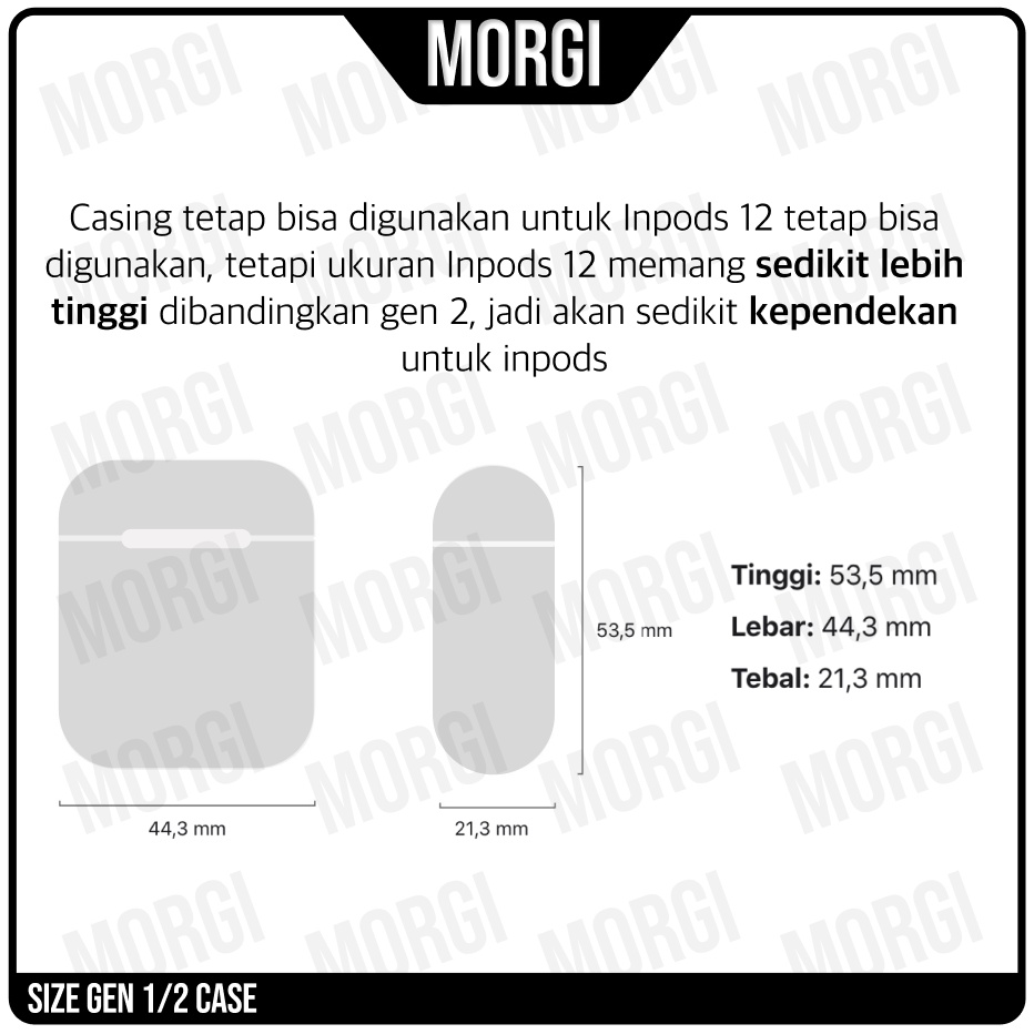 COD Case Airpods 2 3D Premium Gen 1 Lucu Karakter Inpods 12 Polos Hitam i12 Boba Minnie Toothless