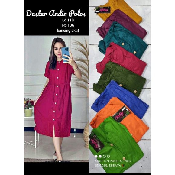 Daster Andin Polos Daster Andin busui
