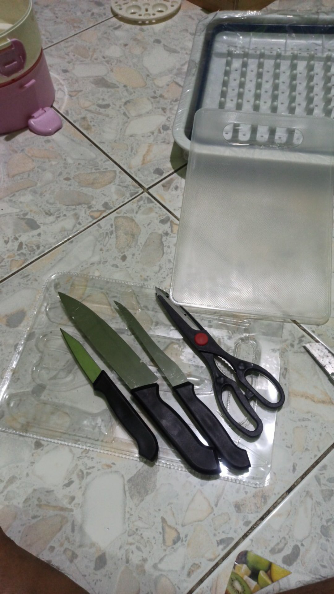 Pisau Dapur Full Set Talenan Dan Gunting Harga Pisau Dapur Anti Karat