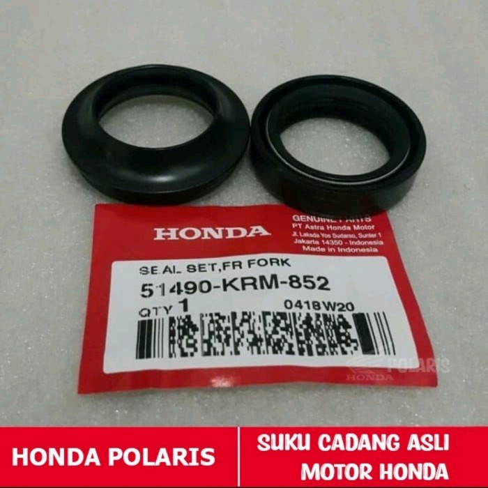 51490-KRM-852 Seal Shock Depan Megapro Verza Supra CB CBR 150 R ORI