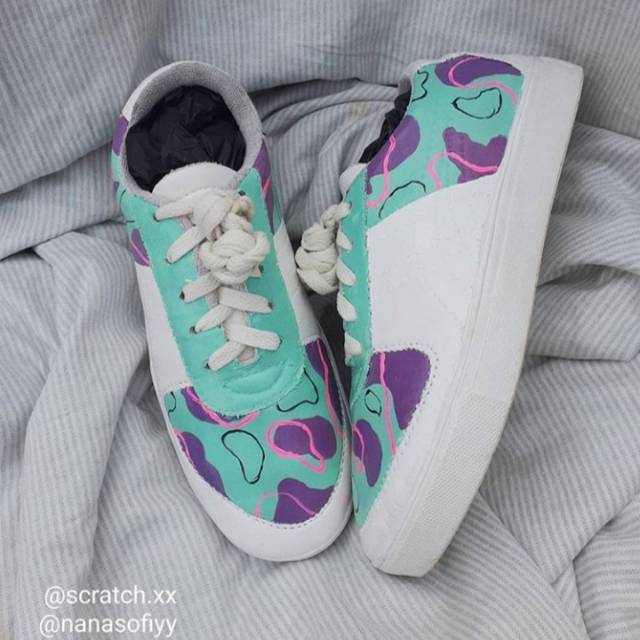 SEPATU CUSTOM PAINTING (handmade)
