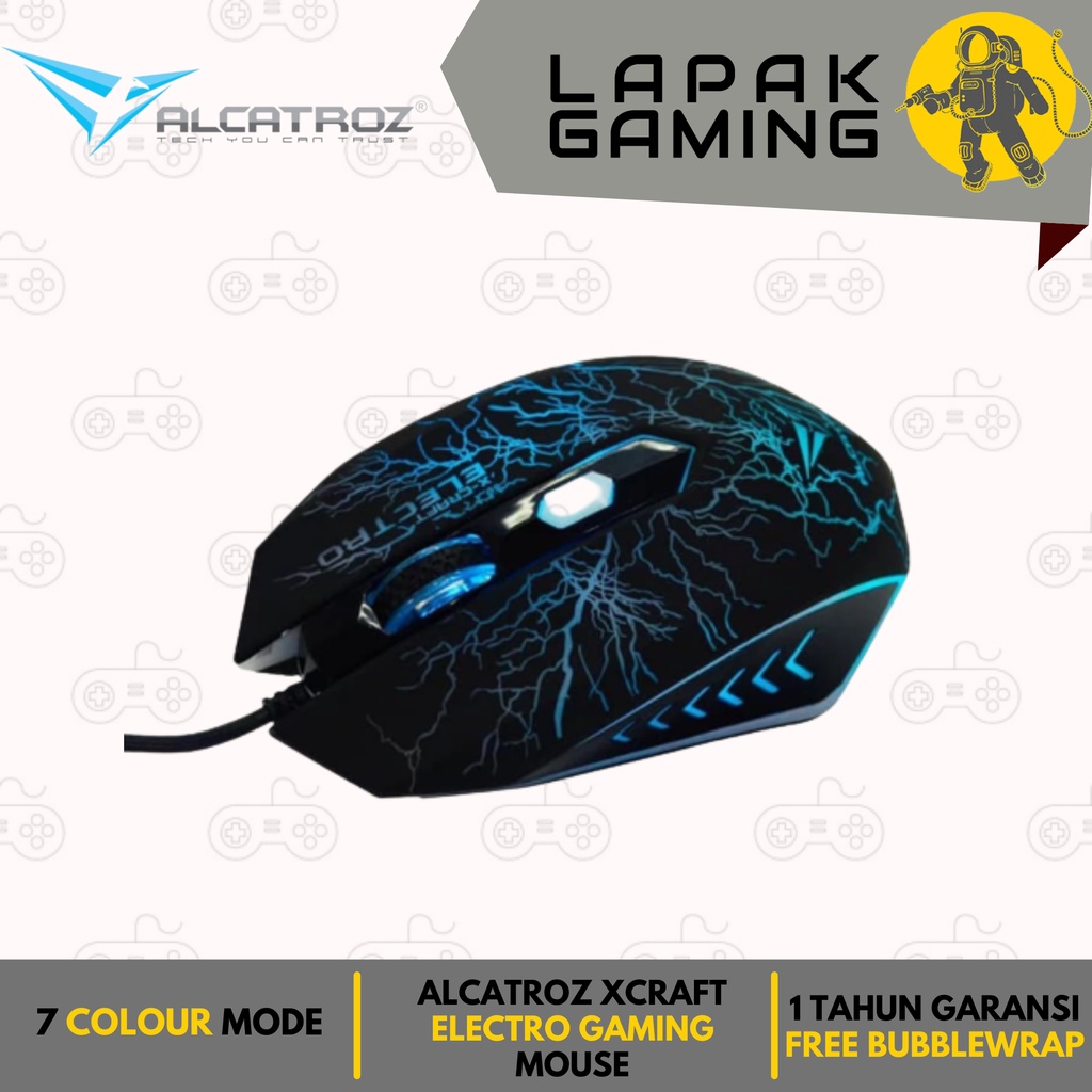 Alcatroz X-Craft Classic Electro Gaming Mouse RGB