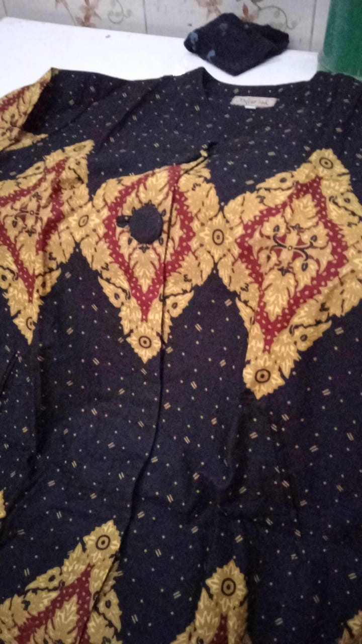 Tunik Batik Blarak Motif Inten Noworuci