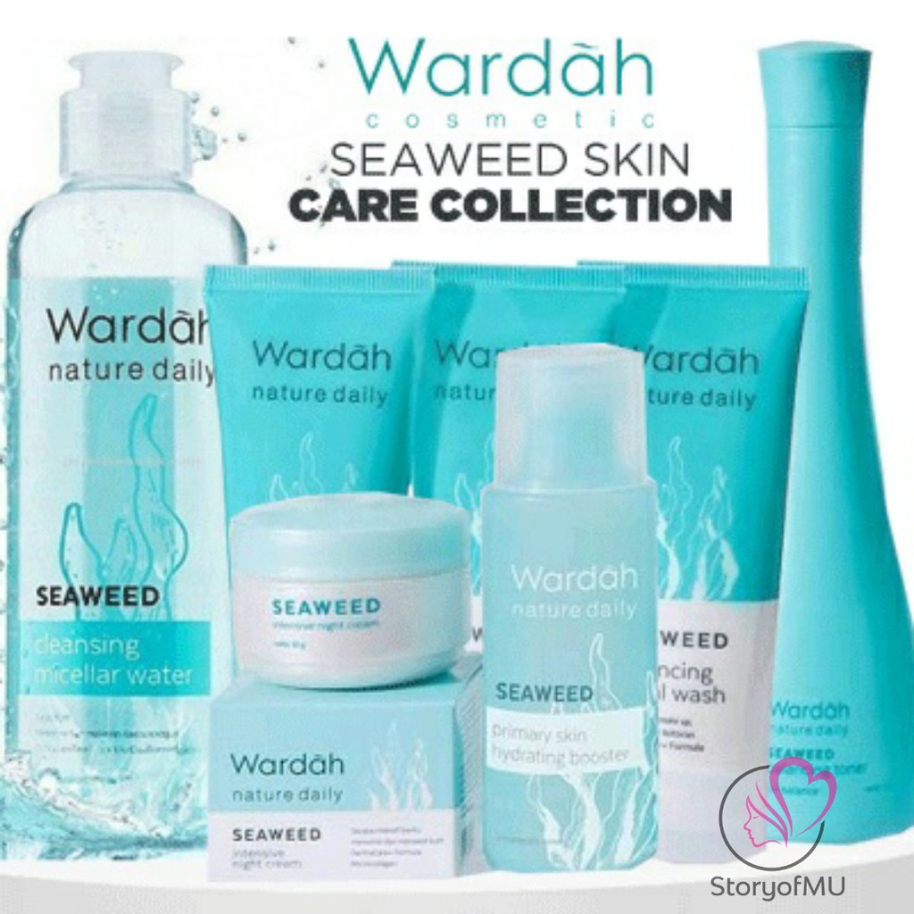 WARDAH Nature Daily SEAWEED SERIES Cleansing Micellar Water / Balancing