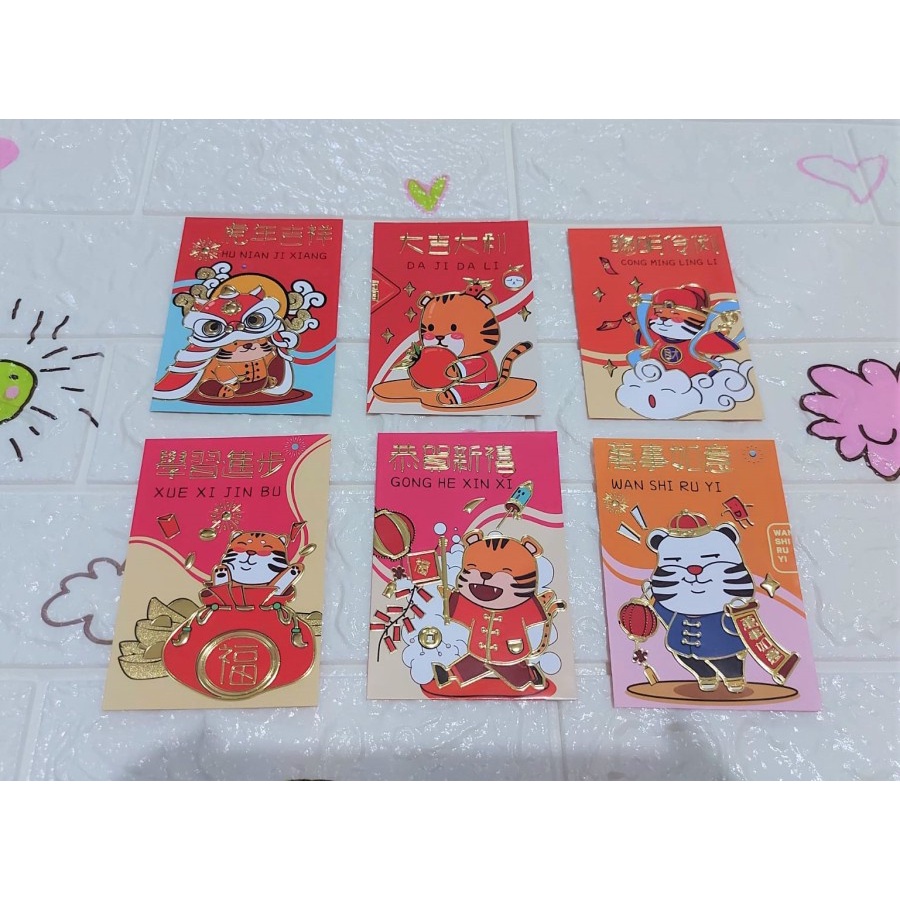 

Angpao Imlek Shio Macan Murah LL1004 | Isi Mix 6 Pcs Artpaper Tebal