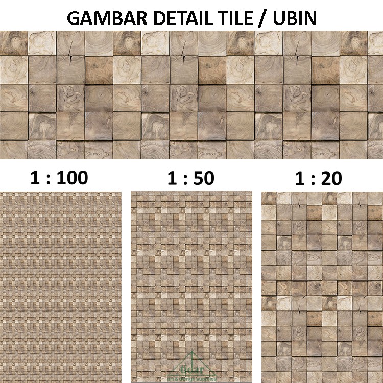 

[MR] Kertas Tekstur / Motif Tile / Ubin / Lantai Berskala / Miniblock #14