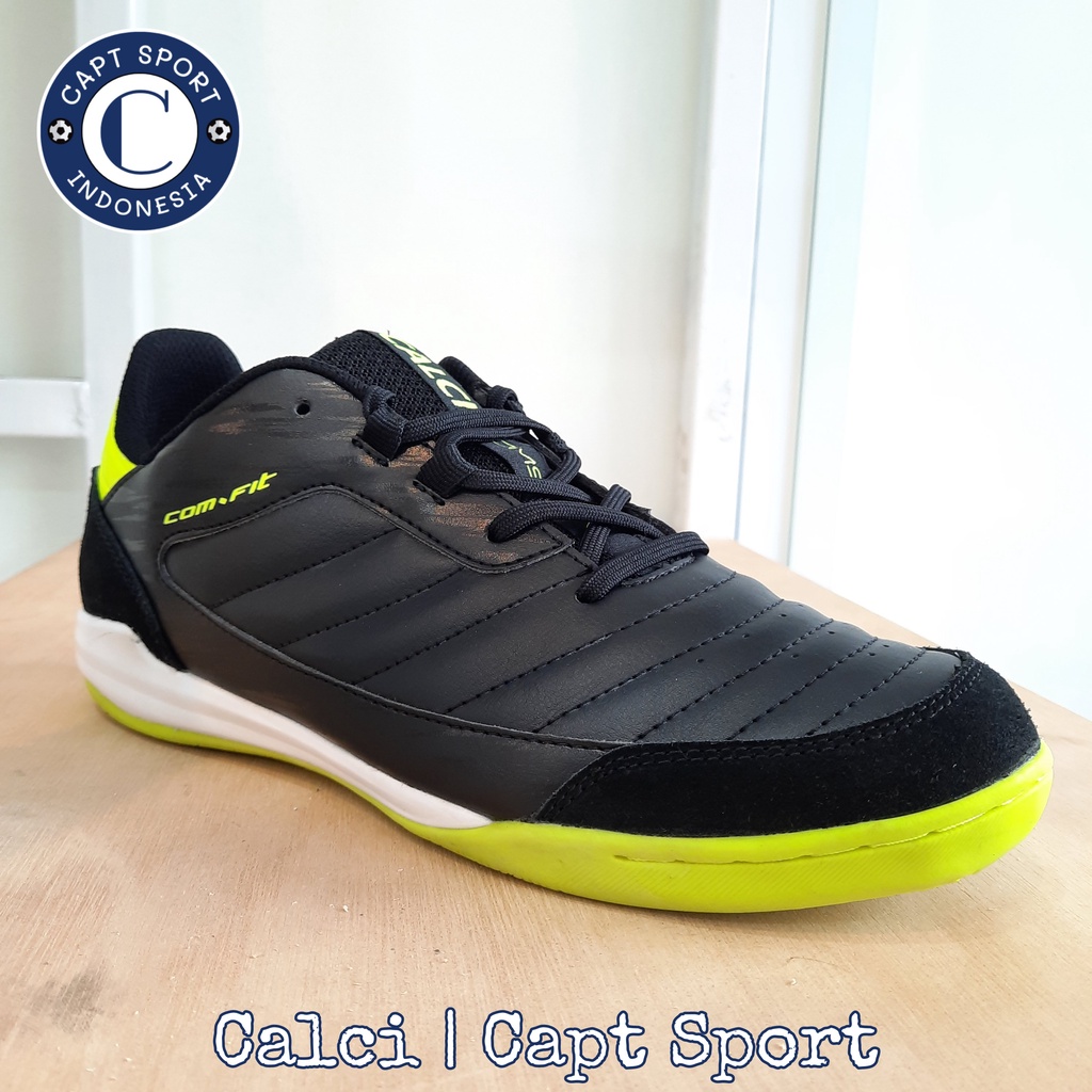 SEPATU FUTSAL CALCI INFLICT BOMSALA Black/Lime ORIGINAL