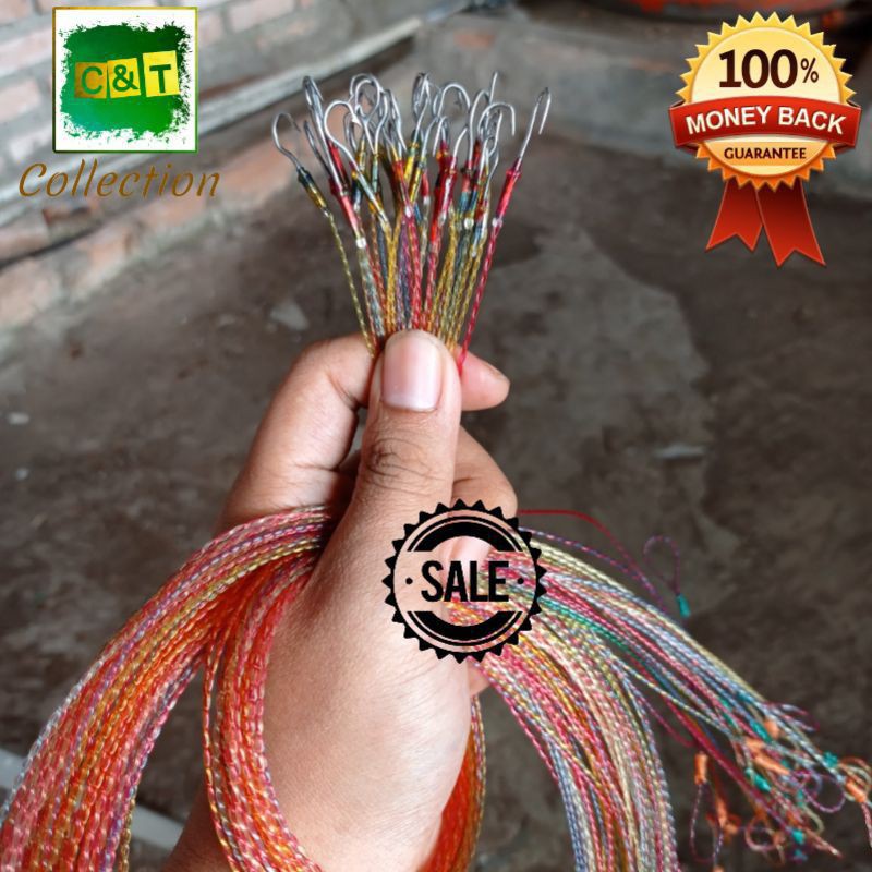 Kail Pancing Urek Belut Pancing Belut Kail Belut India Bahan Baja ( Satu Set)