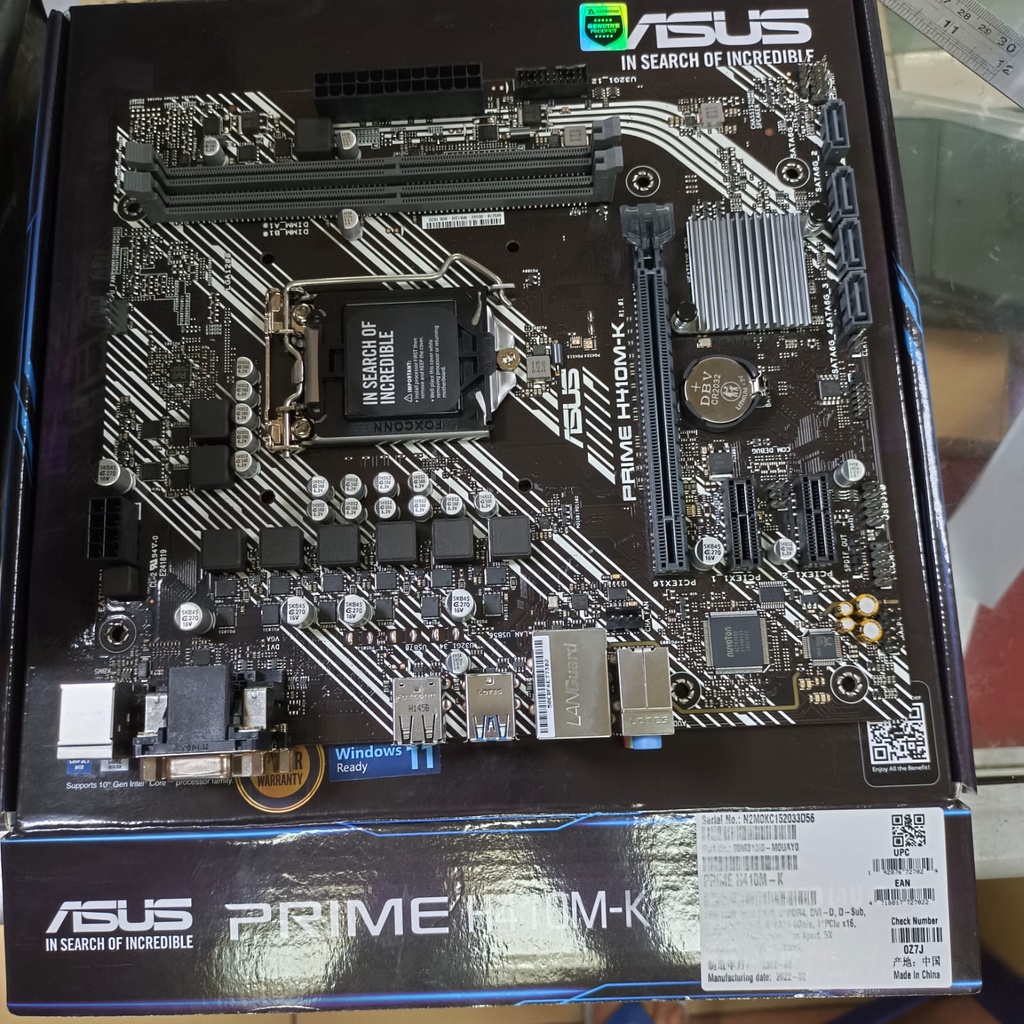 Motherboard ASUS PRIME H410M-K LGA 1200 DDR4 MATX