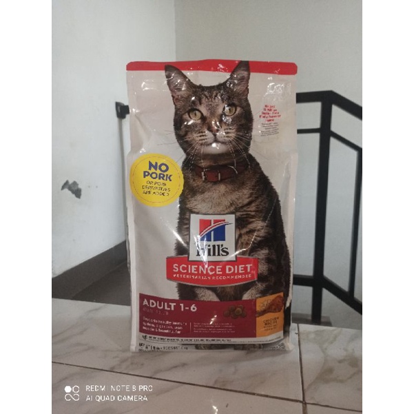 science diet adult cat chicken 4kg hills makanan kucing