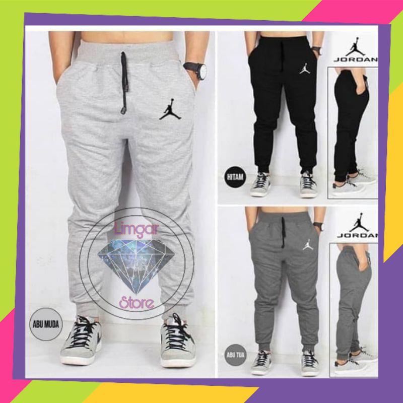 CELANA JOGGER PANTS AIR JORDAN CELANA TRAINING SWEATPANTS PREMIUM