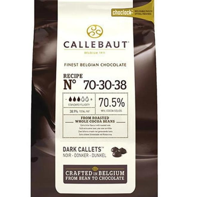 

Callebaut 70% Dark Chocolate Belgian Choco Callets Repack 500gr