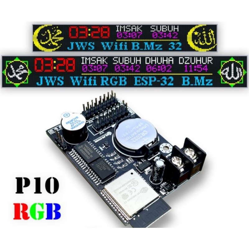 Controller Kontroller Jws P10 RGB jumbo 2 baris Tartil Murotal