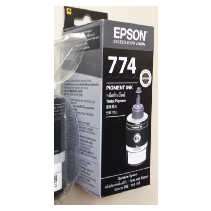 Tinta Epson T7741 774 Black Pigment Ink M100 M105 M200 M205