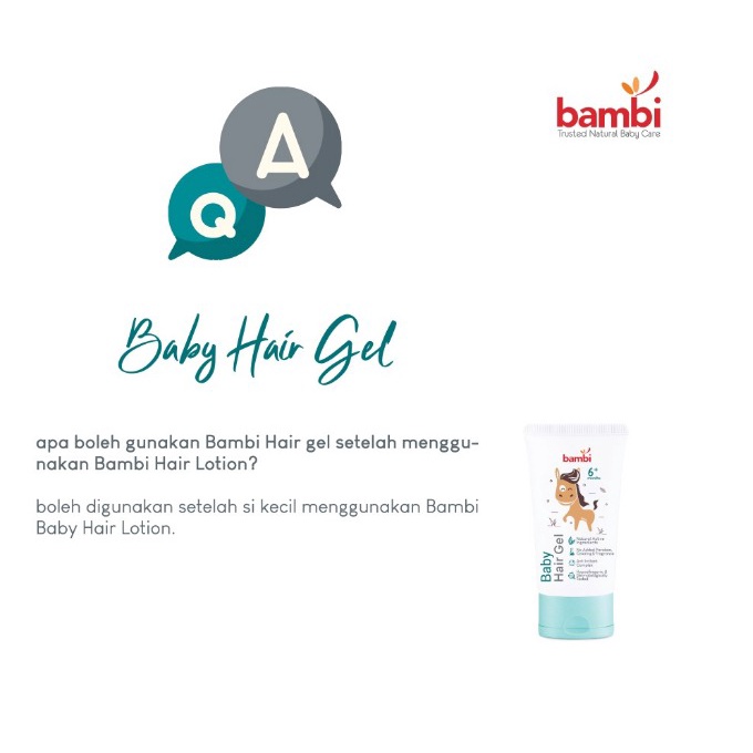 Bambi Baby Hair Gel 50ml