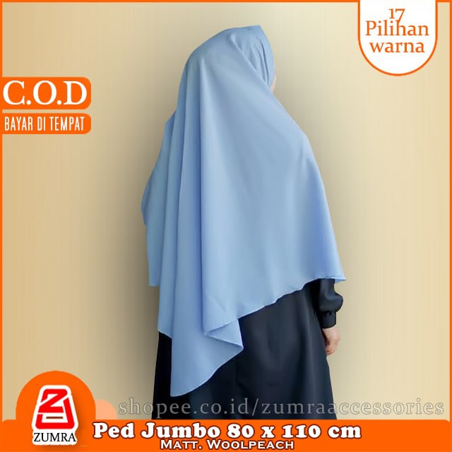 Hijab Instant Harian Jumbo Ped Syari Kerudung Instan Polos Jilbab Bergo Syria Basic Zaida Instant Murah