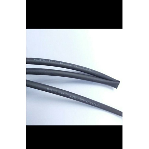 selongsong 6mm kabel bakar merek WOER 1rol panjang 100meter heatshrink bakar