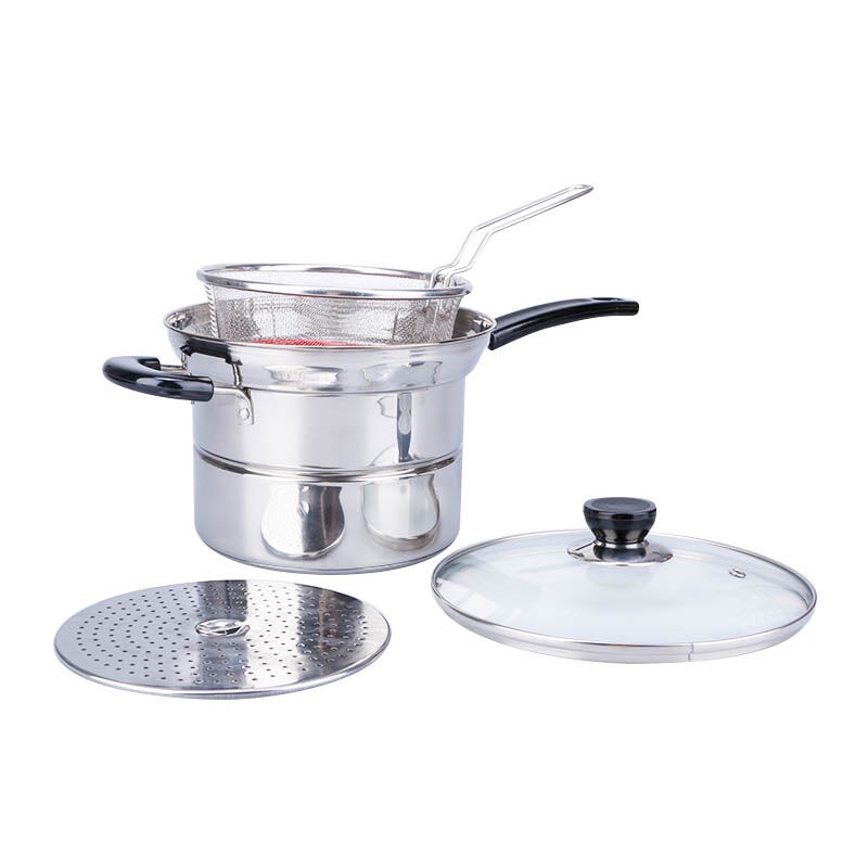 Panci Deep Fryer 3 in 1 Stainless Steel 22 cm - Lama