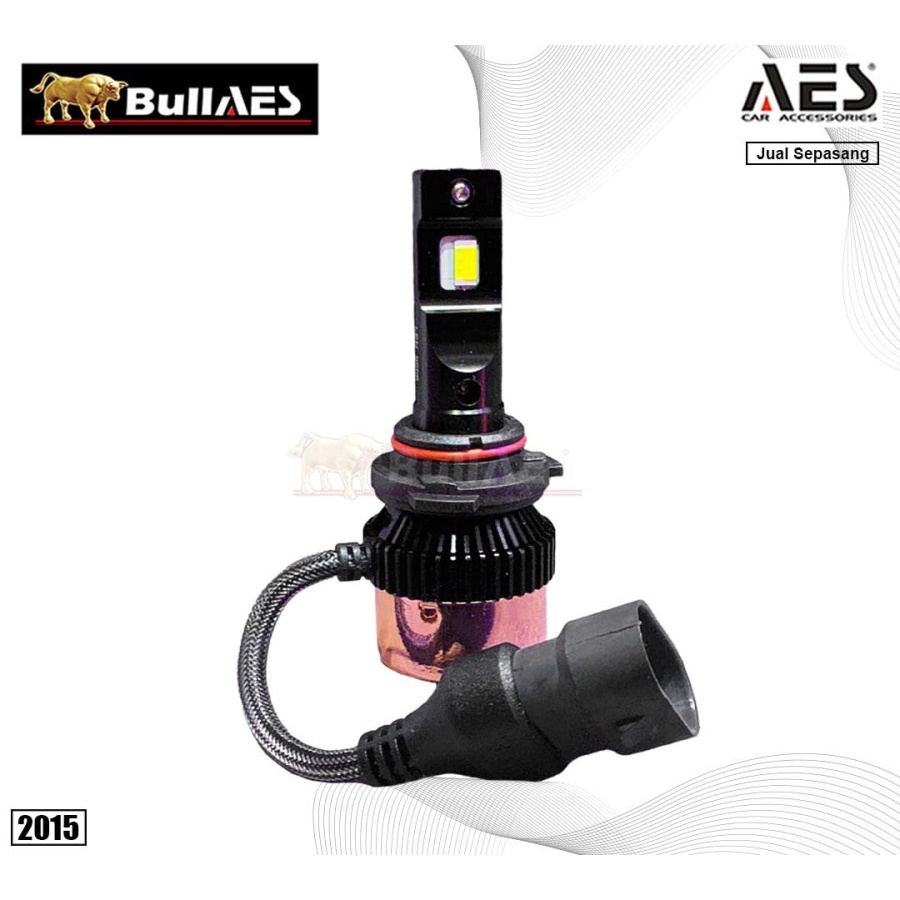 Lampu Led Headlamp AES TURBO HB4 9006 3 Warna Merk AES