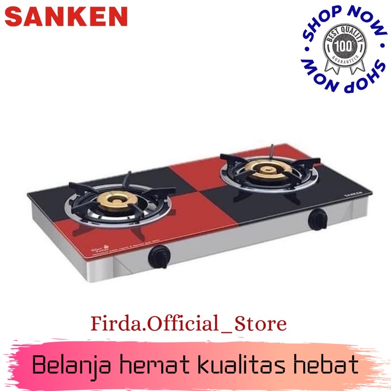 SANKEN KOMPOR GAS 2 TUNGKU  SG388FS / SG 388 FS 100% ORI