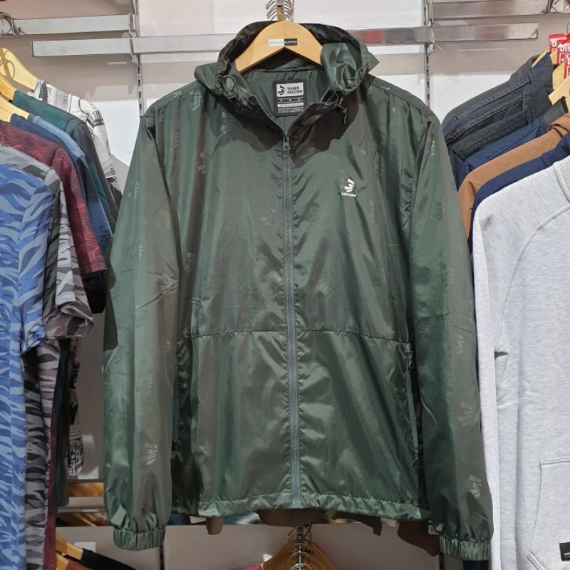 Jaket 3second Original Zipper Hoodie parasut HJ