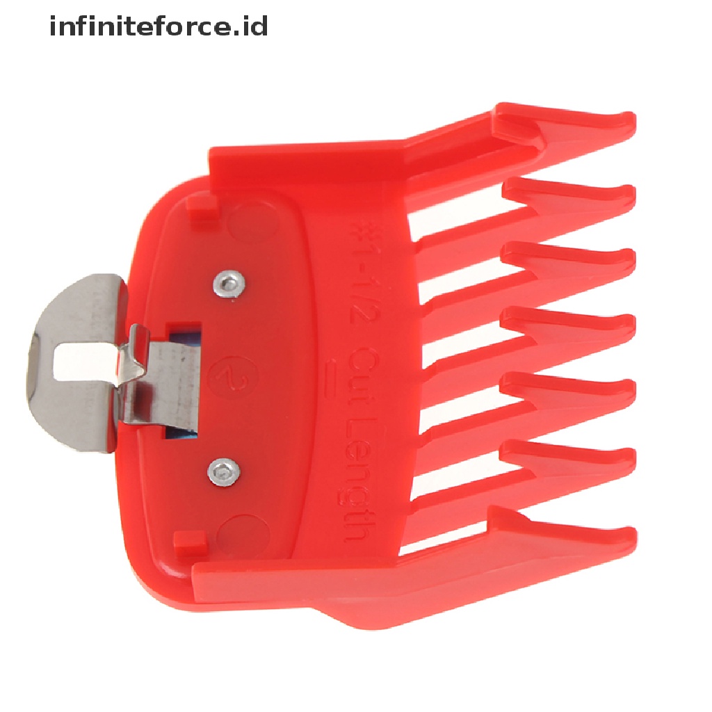 Infiniteforce.id Set Sisir Guide Dengan Holder Metal Ukuran 1.5 + 4.5mm Untuk Clipper