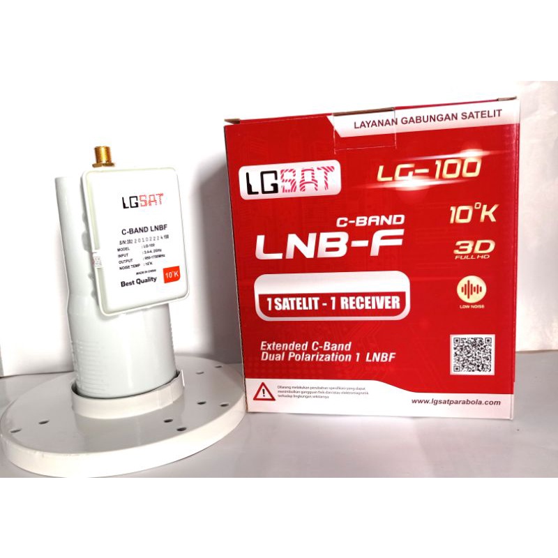 Lnb Parabola C band Single LGSAT, MMP dan Transvision