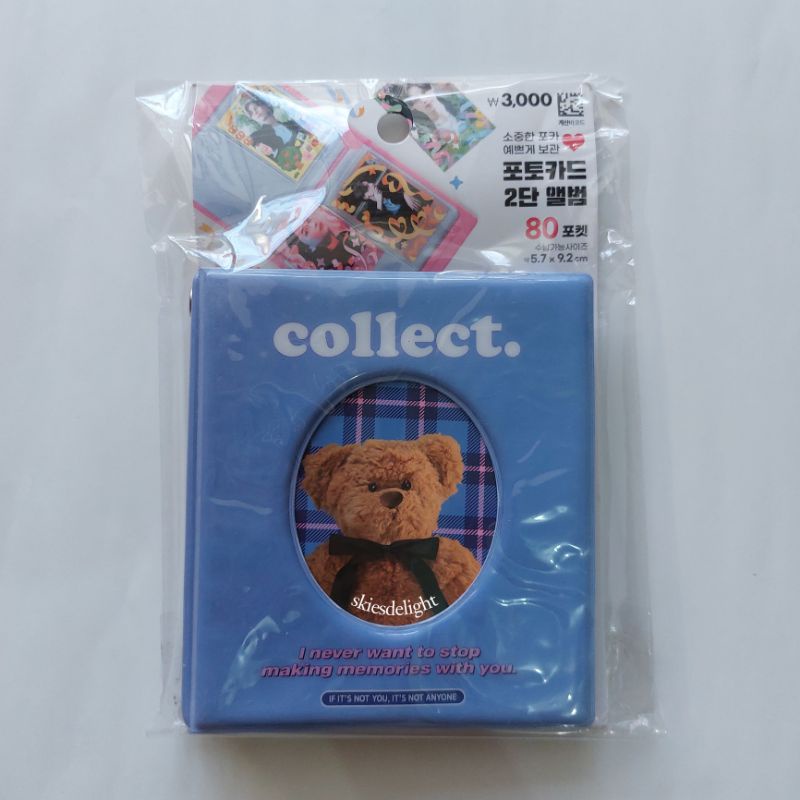 [booked] collect book daiso kr kolbuk 2p biru bear